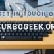 get in touch on TurboGeek.org